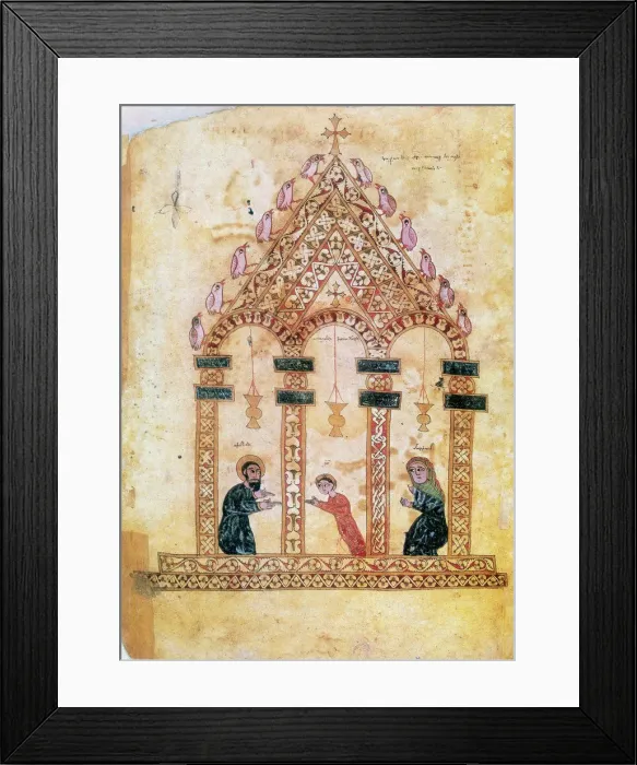 Framed Print : Presentation of Jesus at the Temple, 13th century Framed Print : Presentation of Jesus at the Temple, 13th century