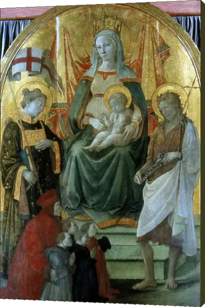 Madonna del Ceppo ( Madonna of the Stocks ), 1453. Artist: Filippo Lippi