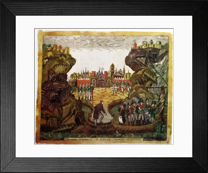 Framed Print : Napoleon arriving on St Helena, 1815 Framed Print : Napoleon arriving on St Helena, 1815