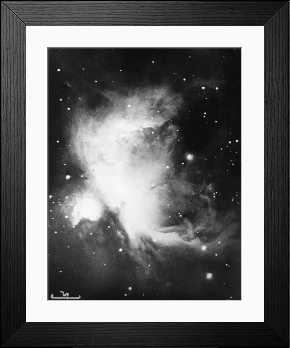 Framed Print : Great Nebula in Orion (NGC 1976 - M42), 16 November 1898