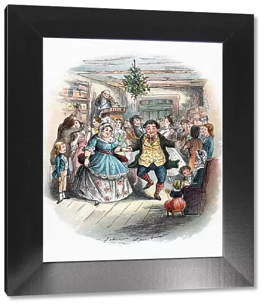 A Christmas Carol: Mr Fezziwigs Ball, 1843. Artist: John Leech