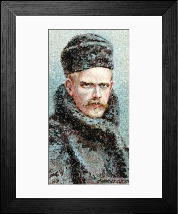 Framed Print : Fridtjof Nansen (1861-1930), Norwegian Arctic explorer, scientist and diplomat, 1915 Framed Print : Fridtjof Nansen (1861-1930), Norwegian Arctic explorer, scientist and diplomat, 1915