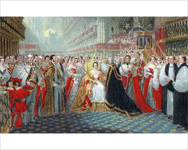 Queen Victorias coronation, 1837 (1887)