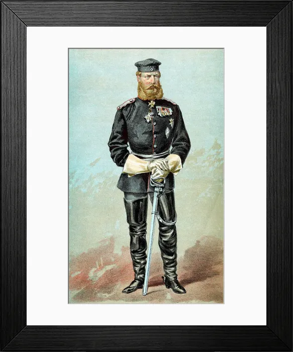 Framed Print : Frederick III (1831-1888), Emperor of Germany, 1870 Framed Print : Frederick III (1831-1888), Emperor of Germany, 1870