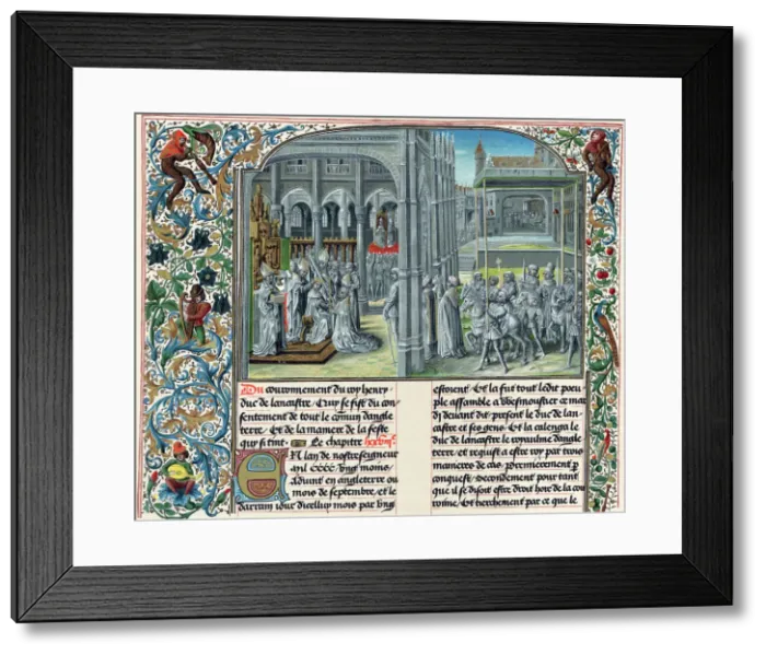 Framed Print : Henry IV (1367-1413), first Lancastrian king of England, 1399 Framed Print : Henry IV (1367-1413), first Lancastrian king of England, 1399