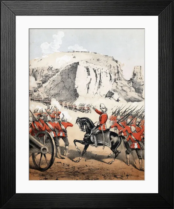 Framed Print : The storming of Magdala, Ethiopia, 13 April 1868 Framed Print : The storming of Magdala, Ethiopia, 13 April 1868