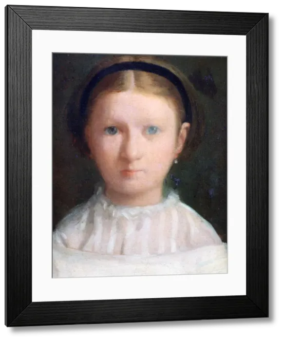 Framed Print : Giovanna Bellelli, 1856. Artist: Edgar Degas Framed Print : Giovanna Bellelli, 1856. Artist: Edgar Degas