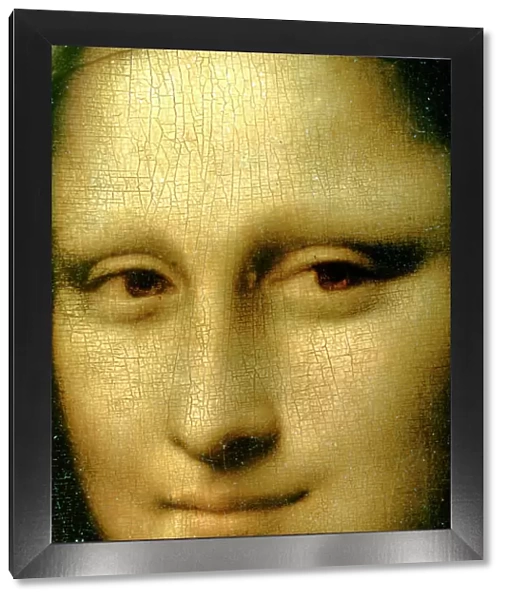 Portrait of Mona Lisa (detail), 1503-1506. Artist: Leonardo da Vinci