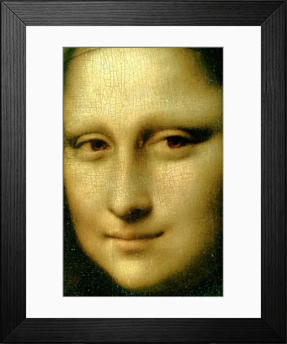Framed Print : Portrait of Mona Lisa (detail), 1503-1506. Artist: Leonardo da Vinci Framed Print : Portrait of Mona Lisa (detail), 1503-1506. Artist: Leonardo da Vinci