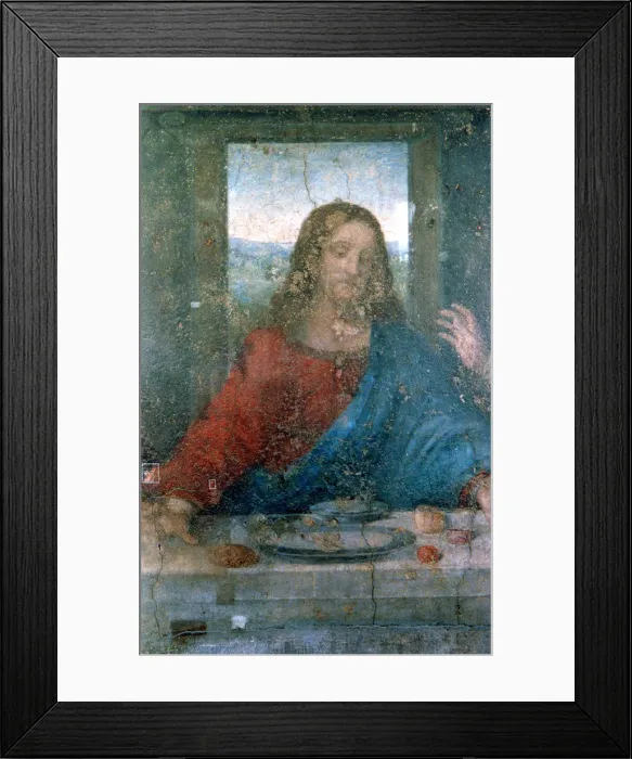 Framed Print : The Last Supper, Detail, 1495-1498. Artist: Leonardo da Vinci Framed Print : The Last Supper, Detail, 1495-1498. Artist: Leonardo da Vinci