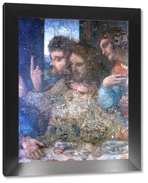 The Last Supper (detail), 1495-1498. Artist: Leonardo da Vinci