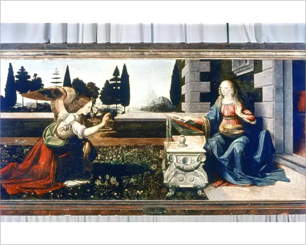 The Annunciation, 1472-1475. Artist: Leonardo da Vinci