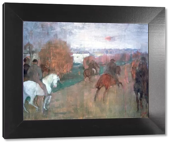 Horse Riders, 1864-1868. Artist: Edgar Degas