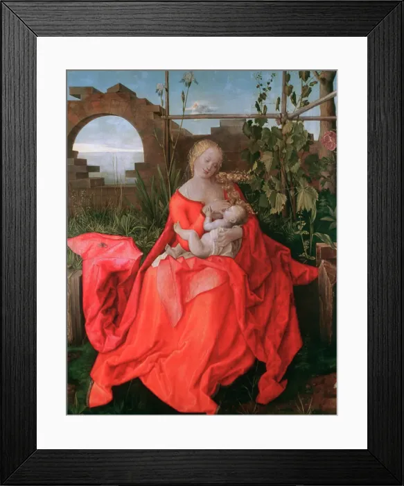 Framed Print : The Virgin and Child, The Madonna with the Iris, 1500-1510. Artist: Albrecht Durer Framed Print : The Virgin and Child, The Madonna with the Iris, 1500-1510. Artist: Albrecht Durer