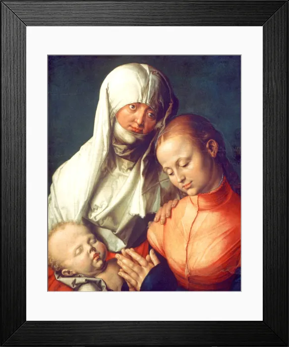 Framed Print : Virgin and Child with Saint Anne, c1519. Artist: Albrecht Durer Framed Print : Virgin and Child with Saint Anne, c1519. Artist: Albrecht Durer