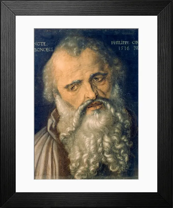 Framed Print : The Apostle Philip, 1516. Artist: Albrecht Durer Framed Print : The Apostle Philip, 1516. Artist: Albrecht Durer