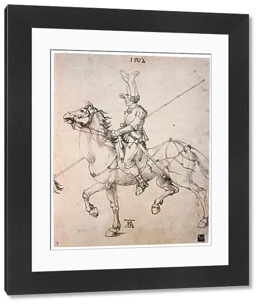 Cavalier with Lance, 1502. Artist: Albrecht Durer