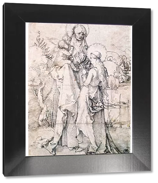 Saint Anne with Child and Virgin Mary, c1500. Artist: Albrecht Durer