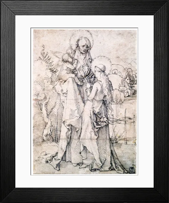 Framed Print : Saint Anne with Child and Virgin Mary, c1500. Artist: Albrecht Durer Framed Print : Saint Anne with Child and Virgin Mary, c1500. Artist: Albrecht Durer