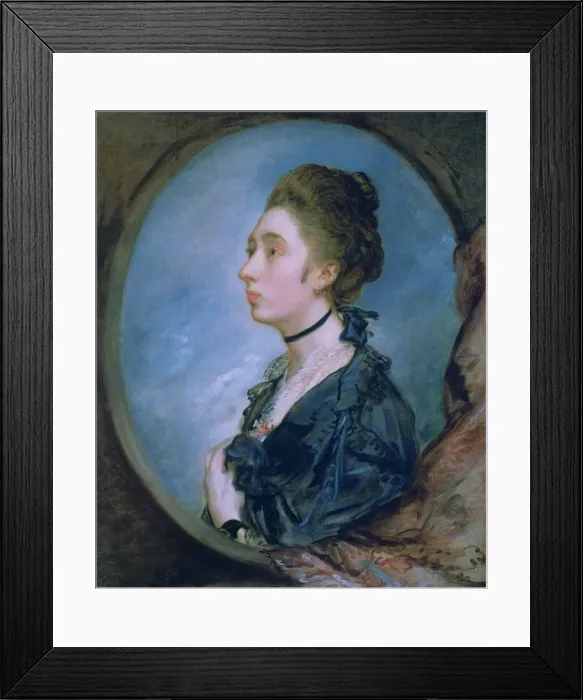 Framed Print : The Artists Daughter Margaret, c1772. Artist: Thomas Gainsborough Framed Print : The Artists Daughter Margaret, c1772. Artist: Thomas Gainsborough