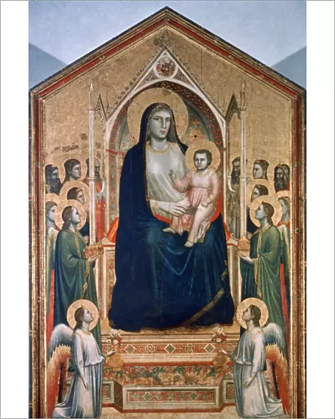 Madonna and Child Enthroned, c1300-1303. Artist: Giotto