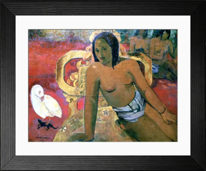 Framed Print : Vairumati, 1896. Artist: Paul Gauguin Framed Print : Vairumati, 1896. Artist: Paul Gauguin