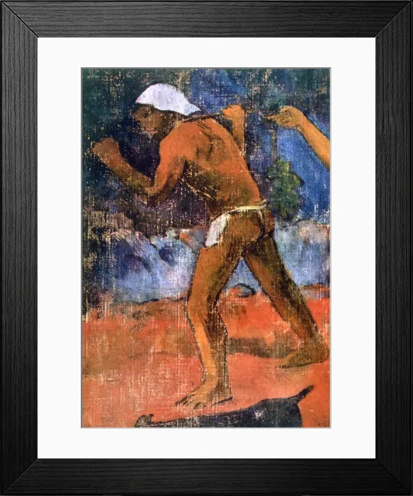 Framed Print : Scene from Tahitian Life (detail), 1896. Artist: Paul Gauguin Framed Print : Scene from Tahitian Life (detail), 1896. Artist: Paul Gauguin