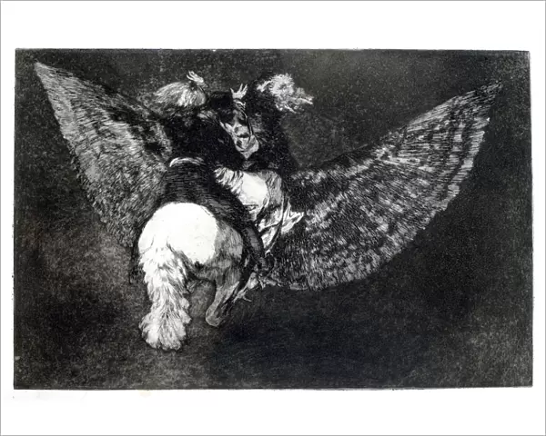 Winged Nonsense, 1819-1823. Artist: Francisco Goya