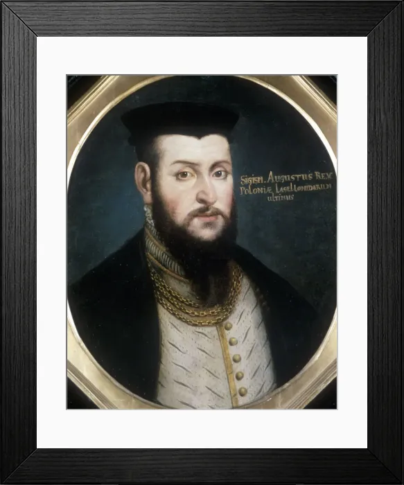 Framed Print : Sigismund II, Augustus, co-ruler of Poland with his father 1530-1548, sole ruler from 1548 Framed Print : Sigismund II, Augustus, co-ruler of Poland with his father 1530-1548, sole ruler from 1548