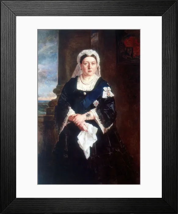 Framed Print : Queen Victoria, c1880 Framed Print : Queen Victoria, c1880
