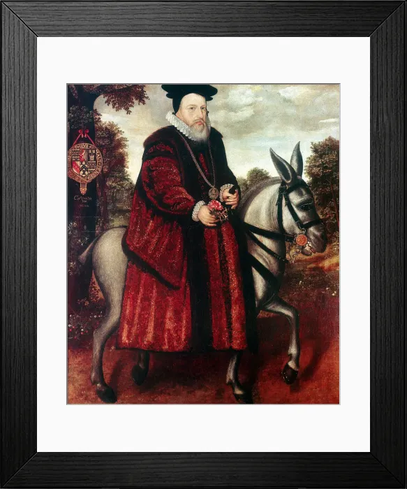 Framed Print : William Cecil, 1st Baron Burghley (1520-1598), English statesman Framed Print : William Cecil, 1st Baron Burghley (1520-1598), English statesman