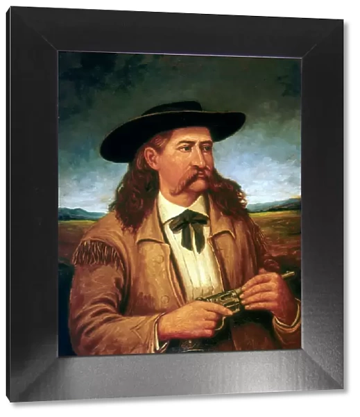 James Butler Wild Bill Hickock (1837-1876), American scout and lawman, 1874. Artist: Henry H Cross