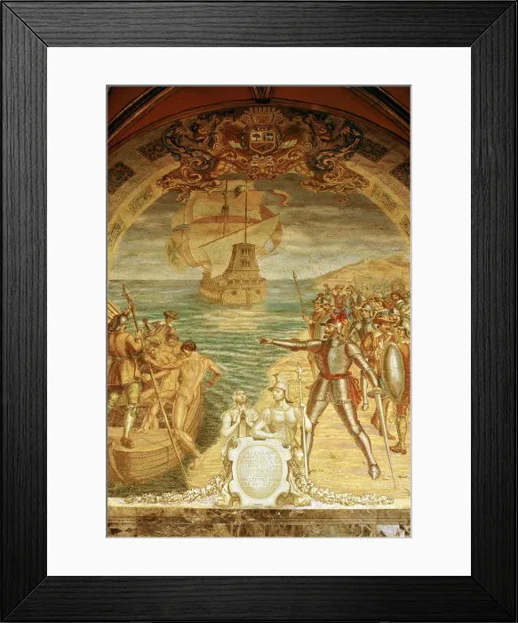 Framed Print : Francisco Pizarro (c1478-1541), Spanish conquistador Framed Print : Francisco Pizarro (c1478-1541), Spanish conquistador