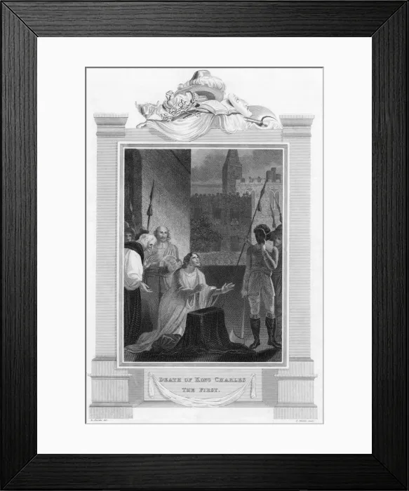 Framed Print : Charles I (1600-1649) King of England, 1824 Framed Print : Charles I (1600-1649) King of England, 1824