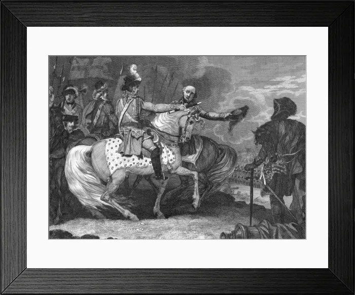 Framed Print : War of the Spanish Succession: Battle of Blenheim, 13 August 1704 Framed Print : War of the Spanish Succession: Battle of Blenheim, 13 August 1704