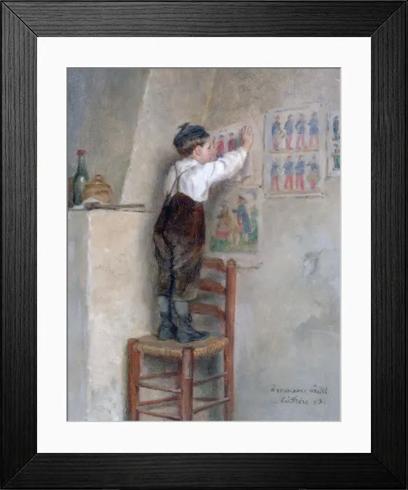 Framed Print : In the Classroom, 1883. Artist: Pierre Edouard Frere Framed Print : In the Classroom, 1883. Artist: Pierre Edouard Frere