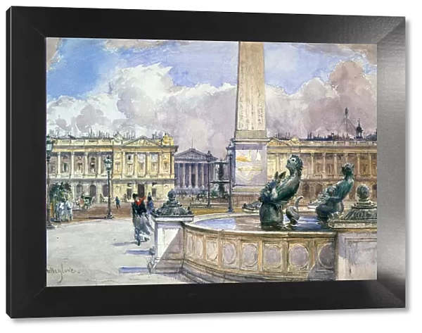Place de la Concorde, 1847-1908. Artist: John Fulleylove