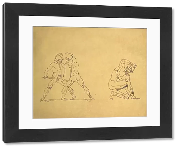 Fighting Figures, 1844-1924. Artist: Anatole France