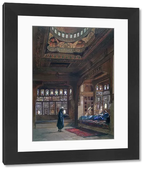 The Harem of Sheikh Sadat, Cairo, 1870. Artist: Frank Dillon