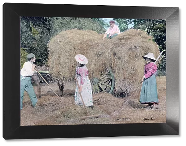 With the Hay, c1900