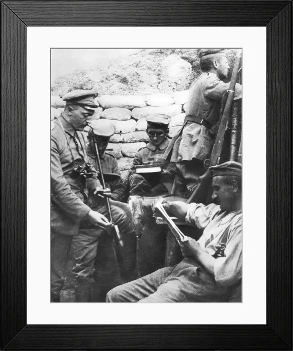 Framed Print : German soldiers, World War I, 1914-1918 Framed Print : German soldiers, World War I, 1914-1918