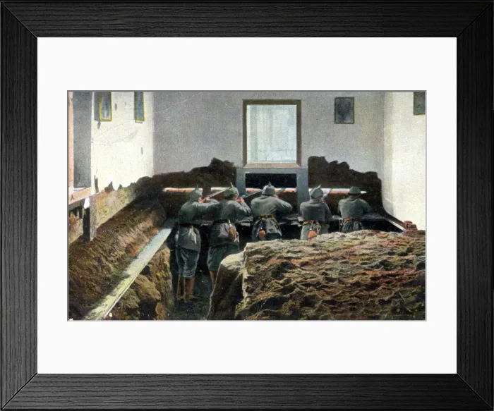 Framed Print : German soldiers during World War I, c1916 Framed Print : German soldiers during World War I, c1916