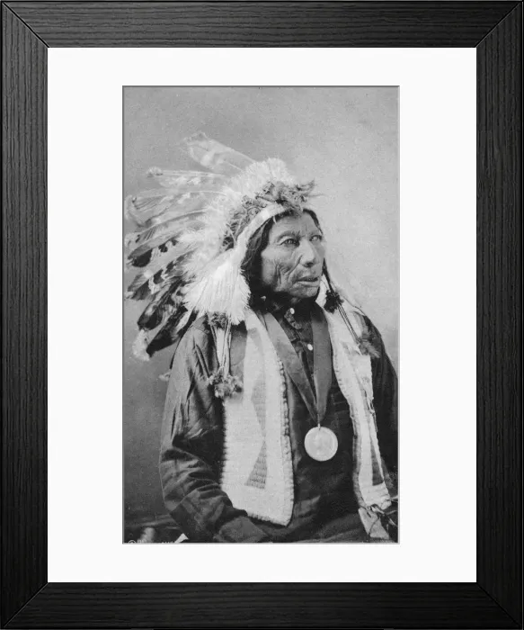 Framed Print : Picket Pin, Dakota Sioux North American Plains Indian, c1900 Framed Print : Picket Pin, Dakota Sioux North American Plains Indian, c1900