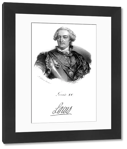 Louis XV (1710-1774), King of France from 1715, c1820