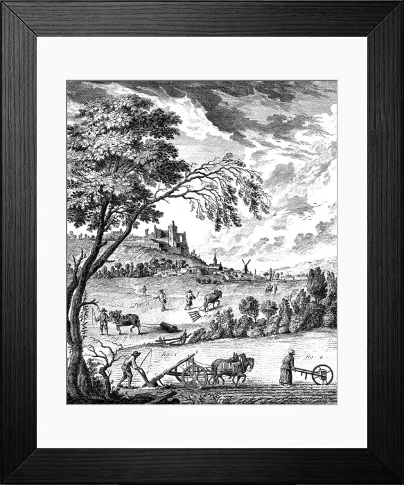 Framed Print : Agriculture, 1751-1780 Framed Print : Agriculture, 1751-1780