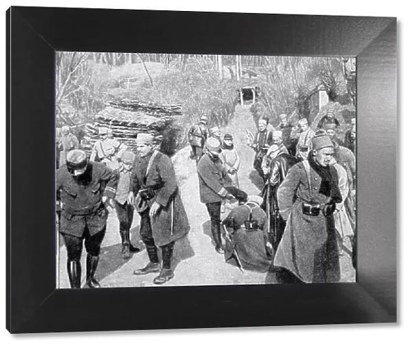 French colonial soldiers in Picardy, France, World War I, 1915