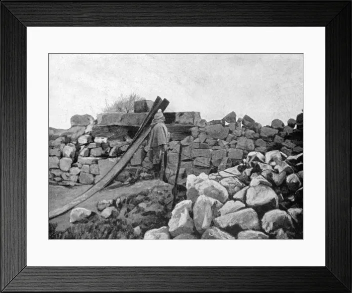 Framed Print : An Algerian soldier on sentry duty, Artois, France, 1915 Framed Print : An Algerian soldier on sentry duty, Artois, France, 1915