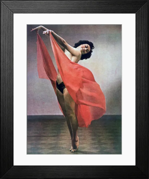 Framed Print : The grace and lightness of Ly Mara, 1942 Framed Print : The grace and lightness of Ly Mara, 1942