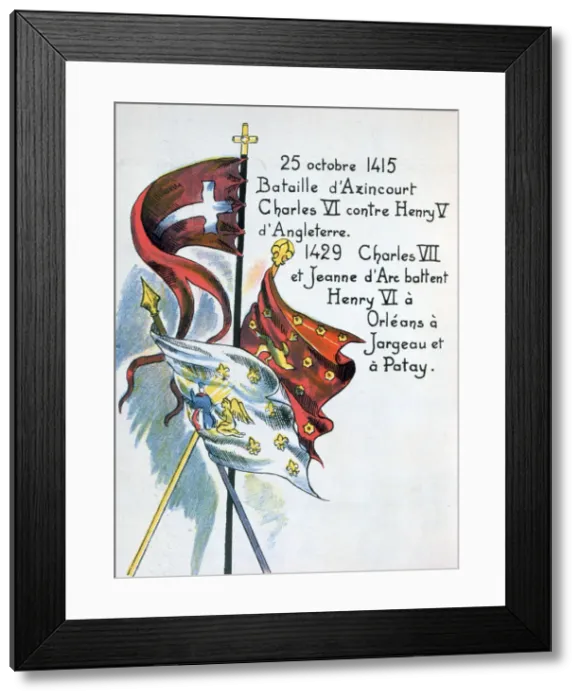 Framed Print : Battles of the The Hundred Years War, (20th century) Framed Print : Battles of the The Hundred Years War, (20th century)