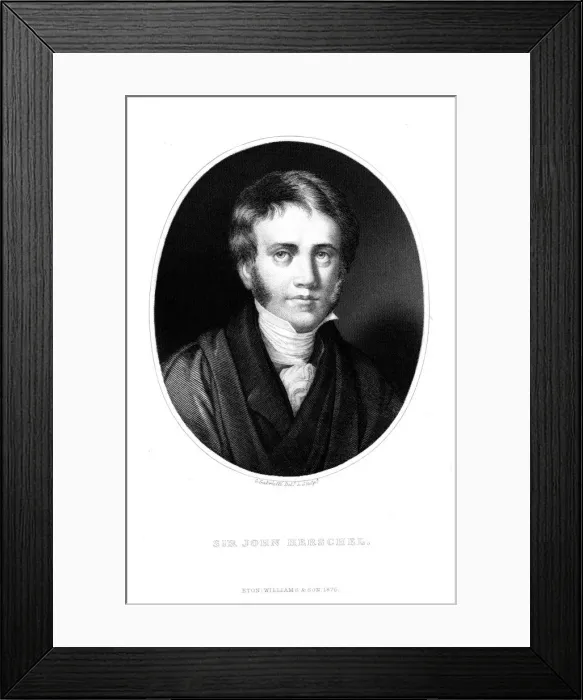 Framed Print : John Frederick Herschel (1792-1871), English astronomer and scientist, as a young man Framed Print : John Frederick Herschel (1792-1871), English astronomer and scientist, as a young man